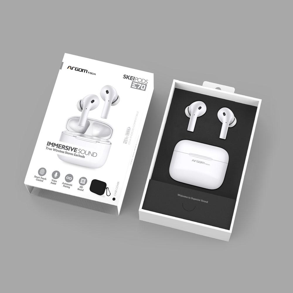 SKEIPODS E70 TRUE WIRELESS STEREO BT EARBUDS