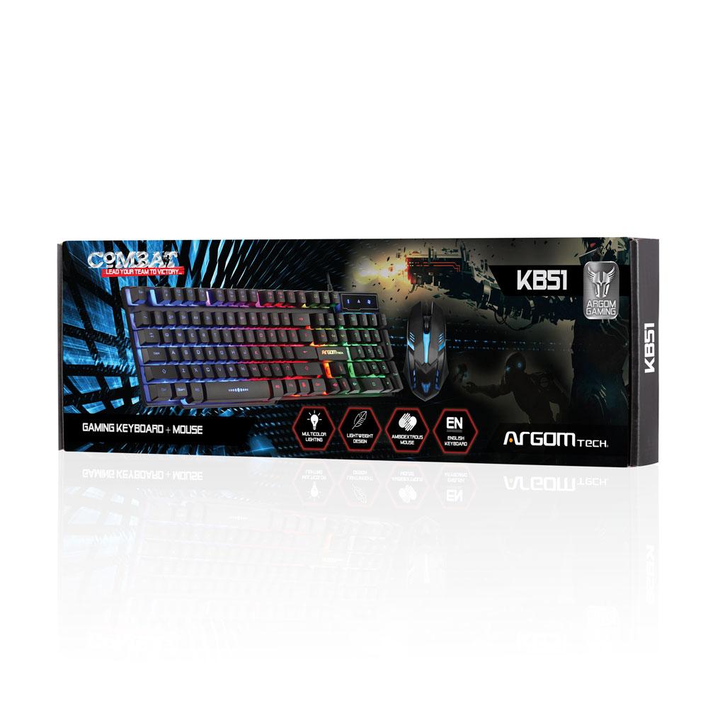 COMBAT GAMING KEYBOARD & MOUSE COMBO KB51
