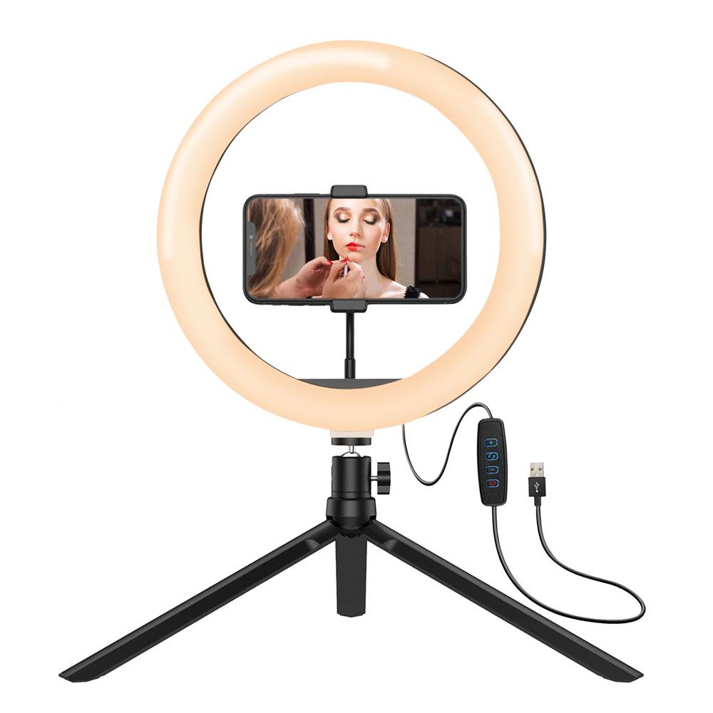 SPOTLIGHT 9315 LED RING LIGHT WITH MINI TRIPOD