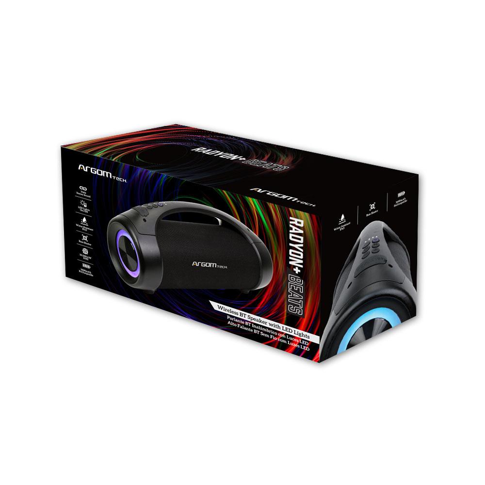 RADYON+ BEATS PREMIUM WIRELESS BT SPEAKER WITH LED LIGHTS