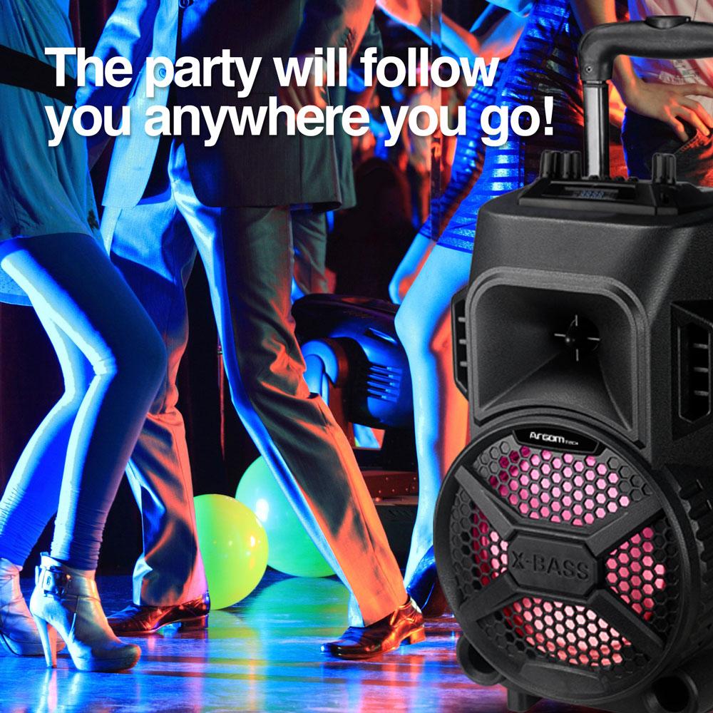 SOUNDBASH 78 BT TROLLEY SPEAKER WITH LED LIGHTS