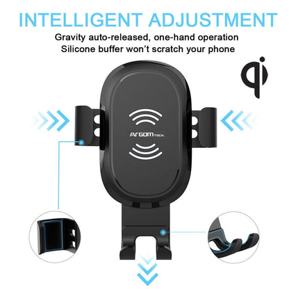10W WIRELESS FAST CHARGER CAR MOUNT VORTEX M1