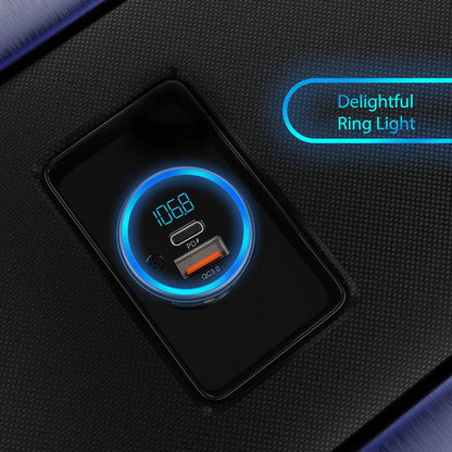 BT HANDS FREE CAR KIT WITH DUAL FAST CHARGING PORTS