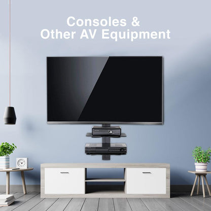 WALL MOUNT STAND WITH 2 SHELVES