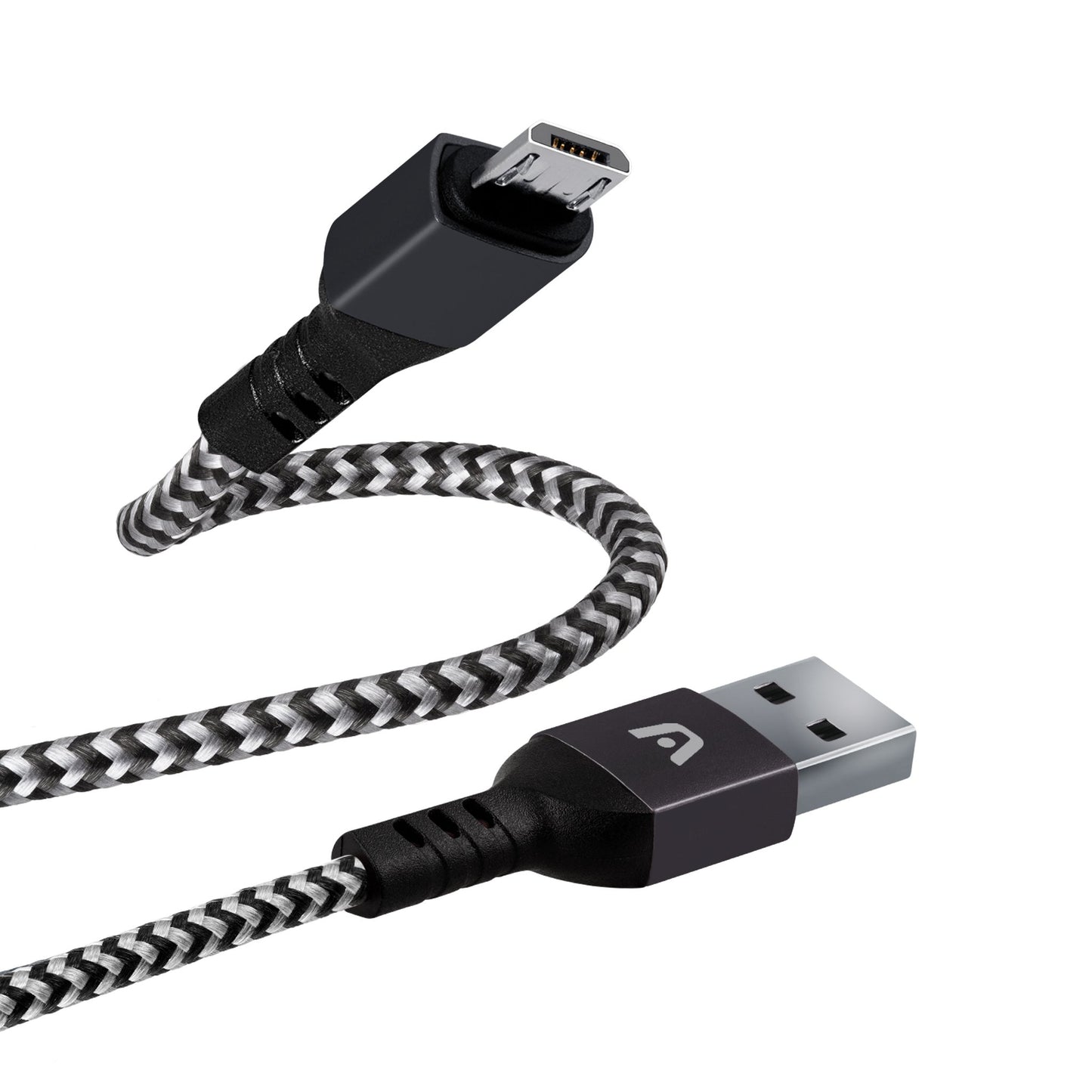 CABLE MICRO USB TO USB 2.0 NYLON BRAIDED DURA FORM