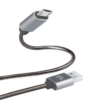 Argom CABLE MICRO USB A USB 2.0 METAL TRENZADO DURA SPRING