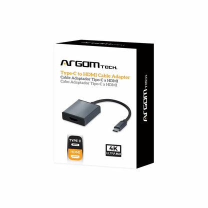 CABLE ADAPTER TYPE-C MALE TO HDMI FEMALE 6IN15CM