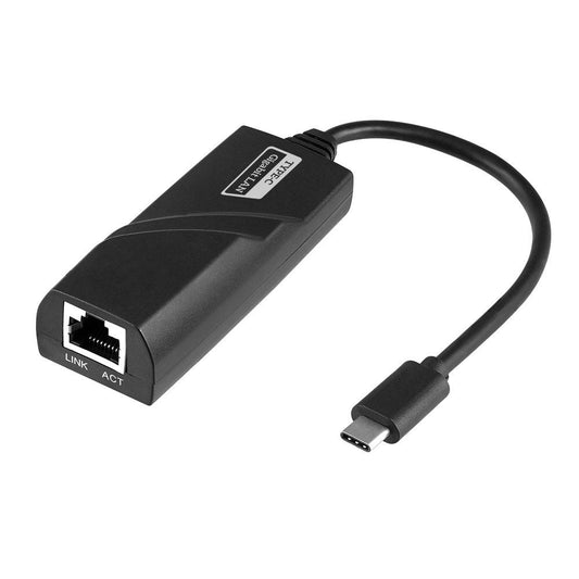 CABLE ADAPTER TYPE-C MALE TO RJ45 GIGABIT 6IN15CM