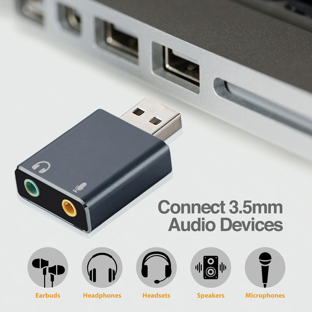 USB2.0 STEREO SOUND CABLE ADAPTER