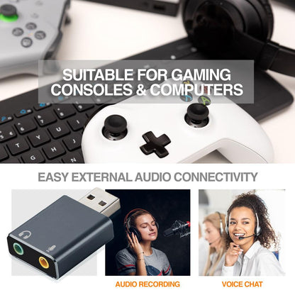 USB2.0 STEREO SOUND CABLE ADAPTER