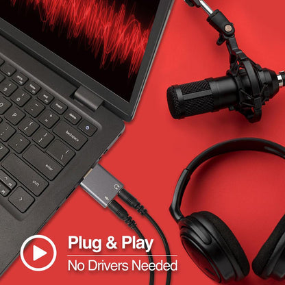 USB2.0 STEREO SOUND CABLE ADAPTER
