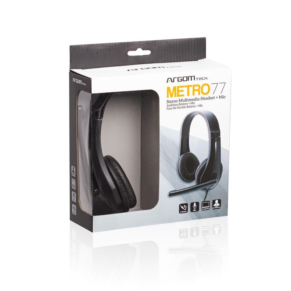 METRO 77 STEREO HEADSET 77 WITH MICROPHONE
