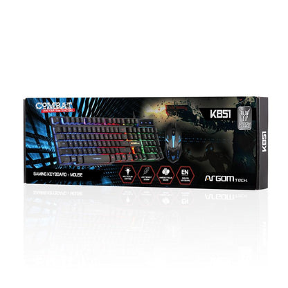 COMBAT GAMING KEYBOARD & MOUSE COMBO KB51