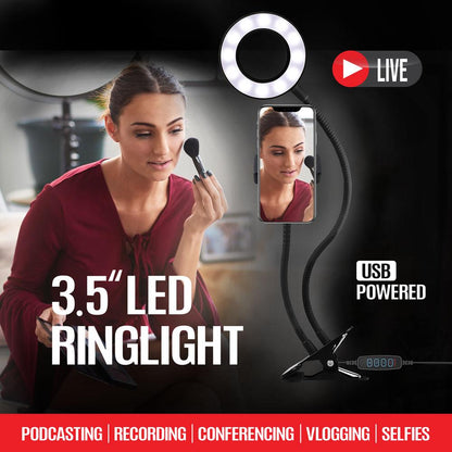 SPOTLIGHT 9300 3.5 LED RING LIGHT WITH CLAMP