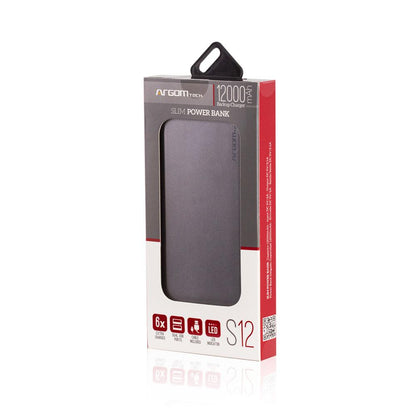 POWER BANK S12 12000MAH ALUMINUM