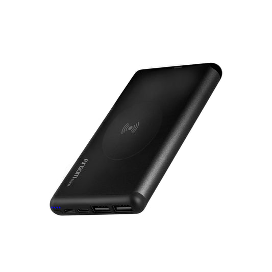 POWER BANK S12W 12000MAH ALUMINUM WITH FAST WIRELESS CHARGING