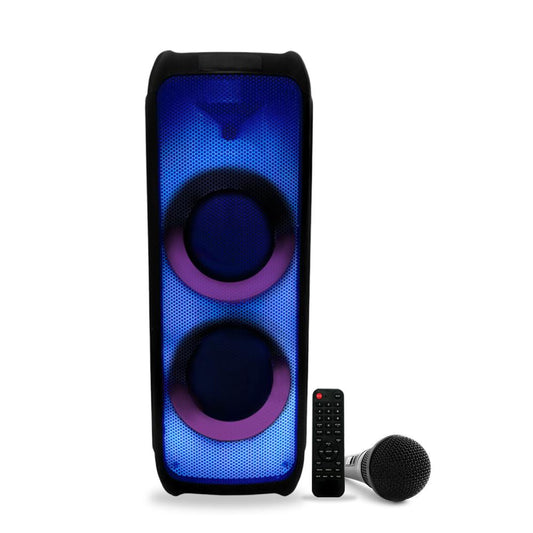 RAVE 100 TWS WIRELESS BT PARTY SPEAKER WITH FLAME LED LIGHTS
