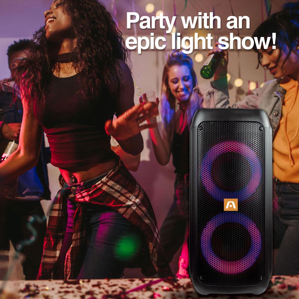 RAVE 60 TWS WIRELESS BT PARTY SPEAKER WITH LED LIGHTS