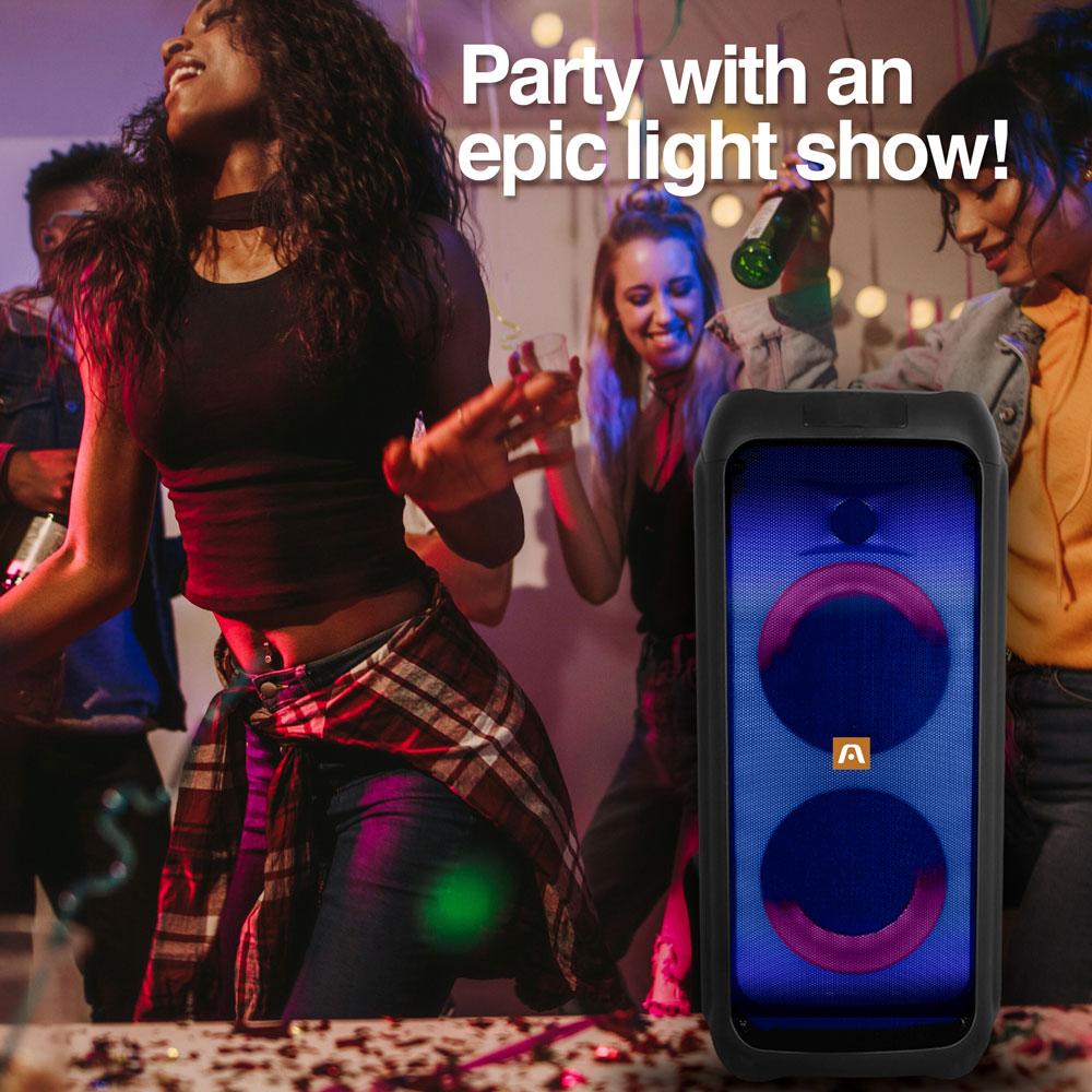 RAVE 65 TWS WIRELESS BT PARTY SPEAKER WITH LED LIGHTS