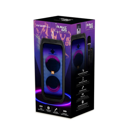 RAVE 80 TWS WIRELESS BT PARTY SPEAKER WITH LED LIGHTS