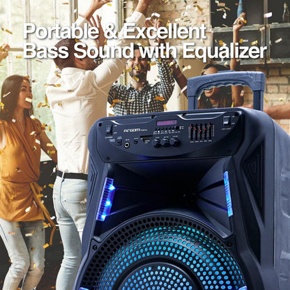 SOUND BASH 90 BT TROLLEY SPEAKER WITH LED LIGHTS AND STAND