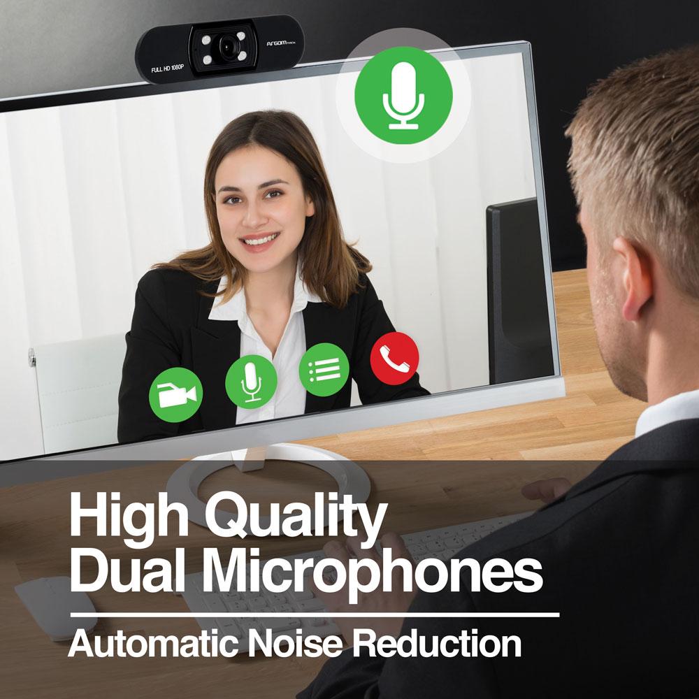 WEB CAM FULL HD 1080P WITH MICROPHONE & LEDS CAM50