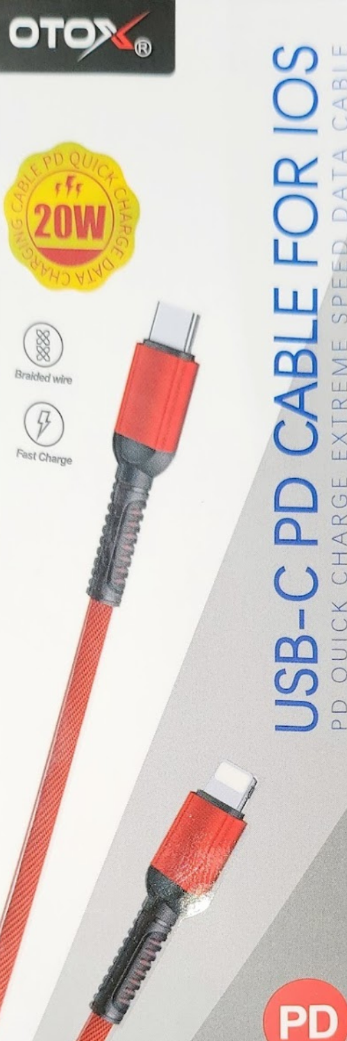 OTOX TYPE-C TO LIGHTNING FAST CHARGE CABLE 0.91M/3FT