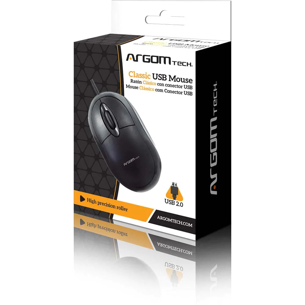 Argom RATÓN USB CON CABLE CLÁSICO